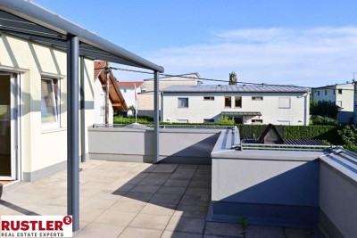 Vermietete Penthouse-Wohnung mit 3 Zimmern und Terrasse in Puntigam zu verkaufen