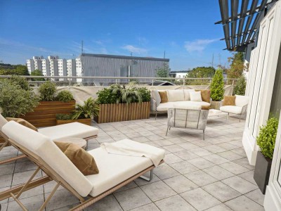 Penthouse // gr. Sonnenterrasse // Blick // Klimaanlage
