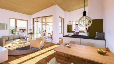 Besonders! Freundliche Neubau-Penthousewohnung in beliebter Wohnlage