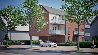 exklusiver Neubau - großzügige helle 3 Zimmer Wohnung mit EBK u. Balkon