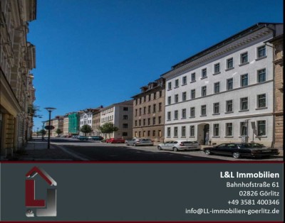 Helle, ruhige und barrierearme 2-Raumwohnung in zentraler Innenstadtlage mit Einbauküche!