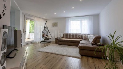 Raum für Leben und Arbeiten • Ihre moderne Wohnung mit zwei Balkonen und Garage