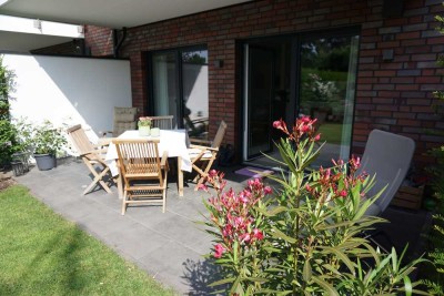Wunderschöne moderne Wohnung mit Garten
