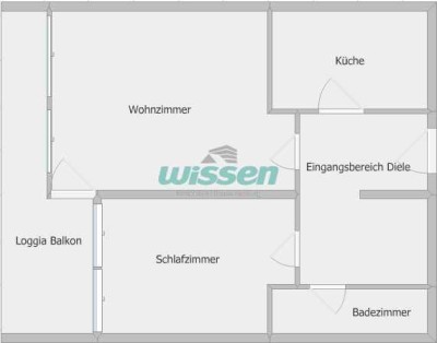 Zwei Zimmer Wohnung in ruhiger Wohnlage