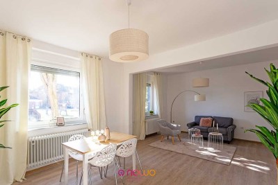 Endlich Eigentum: 2 große helle Zimmer, wertbeständig mit Gartenanteil