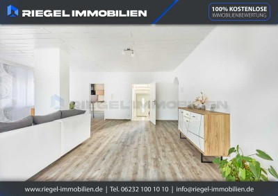 Sie hier? Wir auch! Großzügiges Zweifamilienhaus mit Halle und Werkstatt, mit. ca. 544 m² großen Gr.