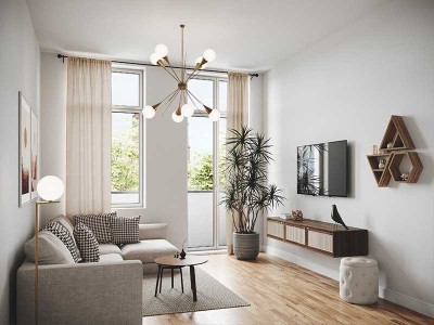 Exklusive 3-Zimmer-Wohnung, perfekt für Singles oder Paare