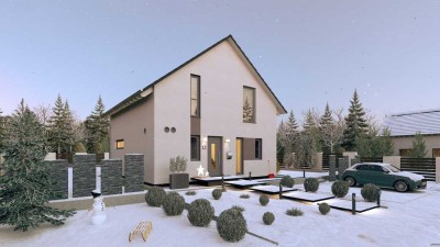 Einzugsfertiges Design-Haus mit Hausaufbau noch in 2025 !