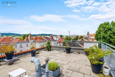 Wohnkomfort auf hohem Niveau trifft Dachterrasse mit 360 Grad Panoramablick