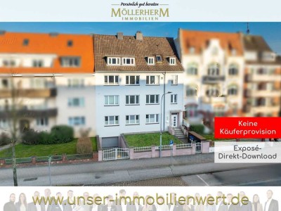 Renovierte & vermietete 2-Zi.-Erdgeschoss-Wohnung mit kleinem Balkon in der Lachswehrallee