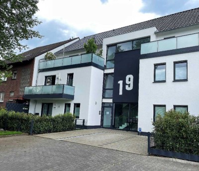 1 Zimmer Apartment mit Einbauküche, Garten und Tiefgarage im KfW 55 - Standard