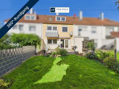 Wohnen, wo die Familie aufblüht – Haus mit Terrasse und Garten