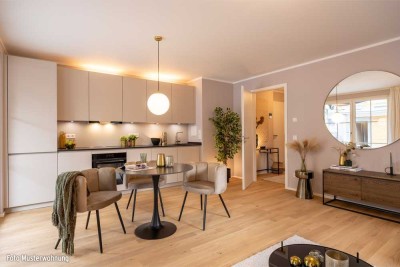 Bezugsfertig: 4-Zimmer-Eigentumswohnung über 2 Etagen mit Südterrasse & Garten