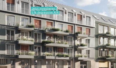 Bezugsfertig 2025 - Wohnen in VINZENT: Maisonette-Wohnung im Dachgeschoss