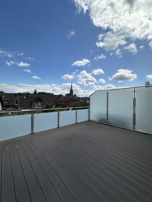 Zentrale 2-Zimmer Wohnung mit großer Dachterrasse
