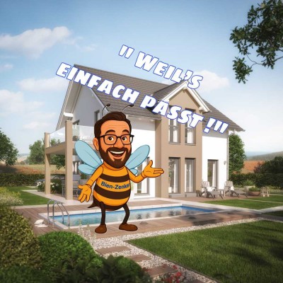 "Ihr Hausbau in sicheren Händen - rufen Sie an."