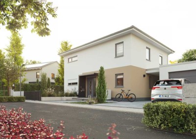 Modernes Familienleben mit Komfort — Stadtvilla inklusive Doppelgarage