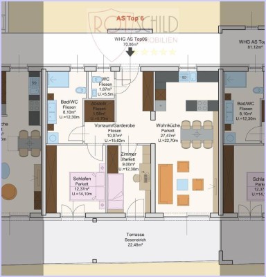 Exquisite Neubau 3-Zimmer Wohnung, beste Lage im Kurort, große Terrasse, Lift, TG,...