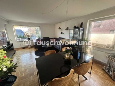 Tauschwohnung: Große, helle 3-Zimmer-Wohnung (80 m²) mit Balkon ins Grüne