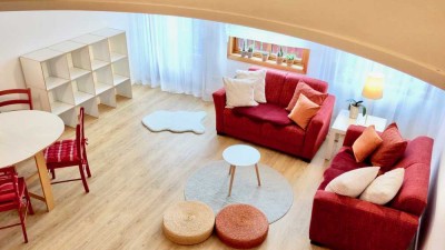 4,5-Zimmer-Maisonette-Wohnung mit 2 Bädern, 2 Balkonen und 2 TG-Stellplätzen in Vaih.-Kleinglattbach