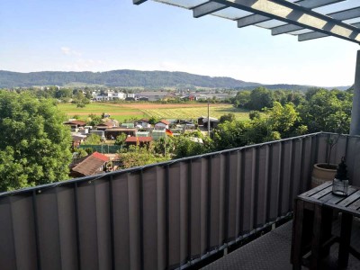 ab 01.10.2025 sonnige Wohnung mit großzügigem überdachten Südbalkon nah an der Schweizer Grenze
