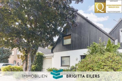 Familienfreundliche Doppelhaushälfte in Achim-Uesen mit idyllischem Garten und eigener Sauna