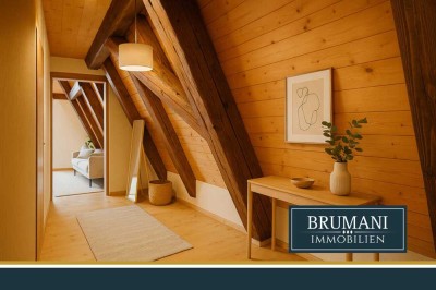 BRUMANI | Bezugsfreie 1-Zimmer-Dachwohnung mit Tageslichtbad im Stadtkern von Sulzburg