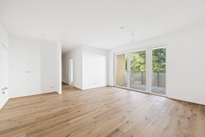 PROVISIONSFREI | Bezaubernde 3-Zimmer-Wohnung mit Grünblick | Ideale Aufteilung | Balkon &amp; Loggia