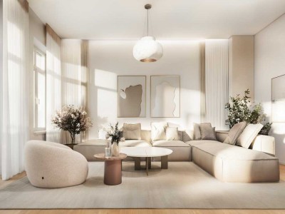 Frisch sanierte 5-Zimmer-Altbauwohnung mit zwei Balkonen