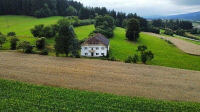 Naturjuwel mit Weitblick - Alleinstehendes Sacherl mit 3 Hektar landwirtschaftlichen Grund