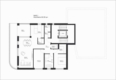 94m² / 3 Zimmer / Balkon / EG / großer eigener Garten