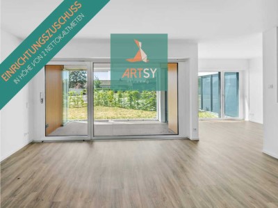 Direkt Verfügbar: Exklusive 3-Zimmer-Wohnung mit Loggia und Garten