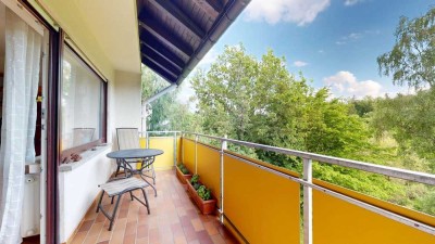 2 Zimmerwohnung mit Südbalkon und Gartennutzung