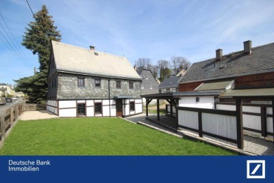Stilvolles Fachwerkhaus mit Wohlfühlatmosphäre - Einfamilienhaus mit Kamin in naturnaher Lage