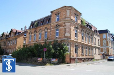 teilsaniertes Wohn- und Geschäftshaus mit Anbau und 6 WE in Plauen