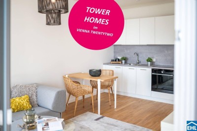 Rooftop Living bei der U1 Kagran – TOWER HOMES
