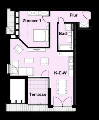 Erstbezug mit Balkon und EBK: Stilvolle 2-Raum-Dachgeschosswohnung mit geh. Innenausstattung