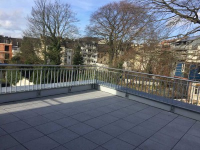 Exklusive Wohnung mit Dachterrasse  - vollmöbliert