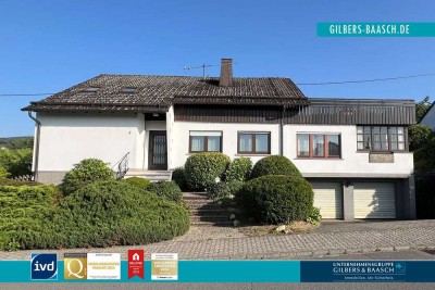 Bischofsdhron: Großzügiges EFH mit Einliegerwohnung, Doppelgarage, Anbau und idyllischem Grundstück!