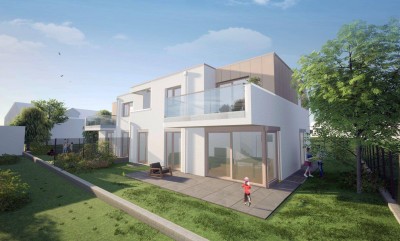 Traumhafte Doppelhaushälfte in Guntramsdorf: Erstbezug mit Garten und 2 Stellplätzen!