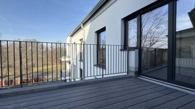 ** Wohnen am Park ** Neubau-Erstbezug ** 4-Raum WE ** großer Balkon ** Einbauküche ** Lift