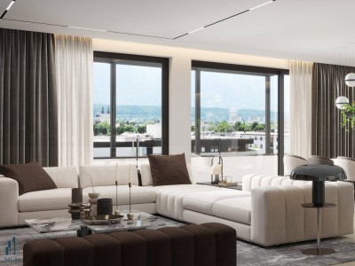 Exklusive Penthouse-Wohnung mit atemberaubender Terrasse und Panoramablick- Ideal auch als Büro Nutzbar