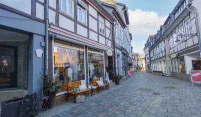 Stilvoll modernisiertes Zweifamilien-Fachwerkhaus mit Gewerbeeinheit im Herzen der Goslarer Altstadt