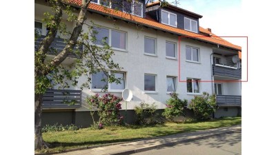 Freundliche 2-Zimmer-Hochparterre-Wohnung mit Balkon in WOB/Laagberg