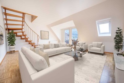 Gepflegte Maisonette-Wohnung in Nassau mit Balkon und Tiefgarage
