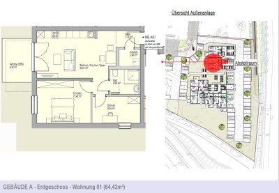 3 - Zimmer Terrassenwohnung mit Gartenanteil!