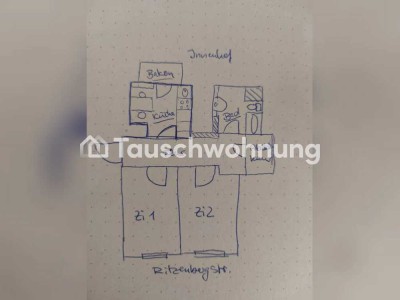 Tauschwohnung: Biete 2-Zi. Wohnung zentral am Bahnhof Mitte