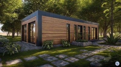Tiny-Home auf einzigartigen Grundstück im Naturparadies mit Badesee, Sportplatz &amp; Reithalle