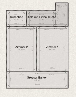 Bezugfreie  2 Zi.-Wohnung in Konstanz Wollmatingen zu verkaufen