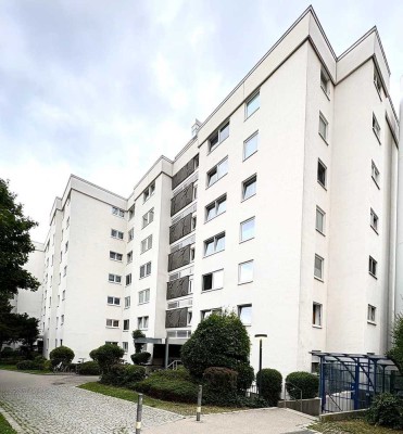 Sofort Bezug, hoher Wohncomfort in parkähnl. Anlage, großz. Grundr. L-Balkon, Aufz., 2 Tiefgaragen